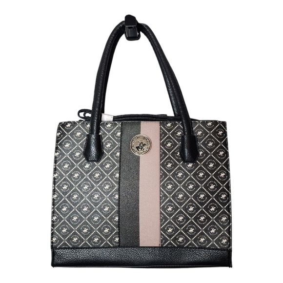 Beverly Hills Polo Club Handbags - Beverly Hills Polo Club Handbag in Black and Pink. New with Tags